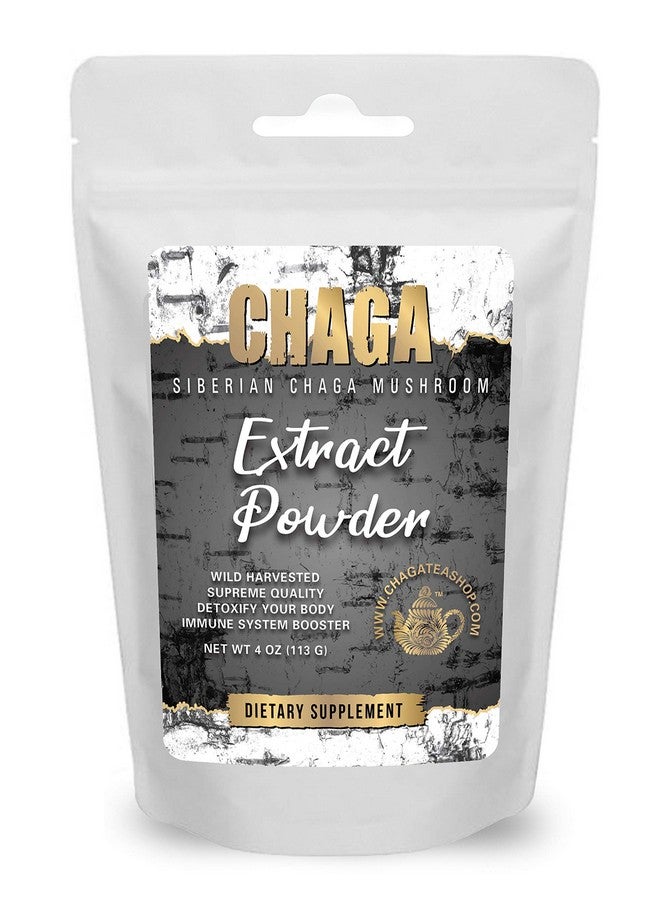 ChagaTeaShop Siberian Chaga Mushroom Extract Powder 4 Oz. (113g.) - Image 1