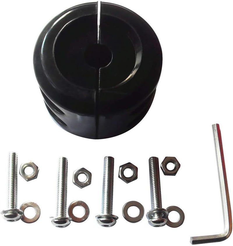 RepairWill Winch Stopper ATV-SCHS Cable Hook Rubber Stopper Winch Line Saver with Allen Wrench for ATV UTV Winches(Black) - Image 4