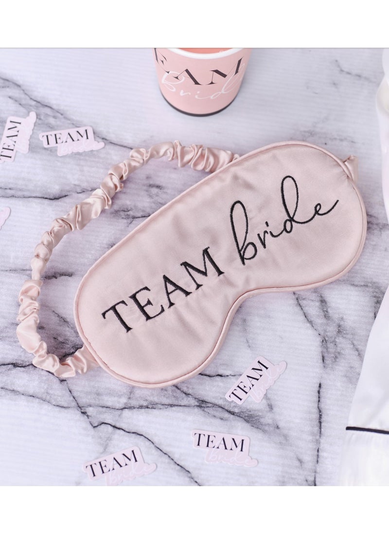 Ginger Ray Ginger Ray Sleep Mask Team Bride Pink - Comfortable Bridal Sleep Mask  - Image 2