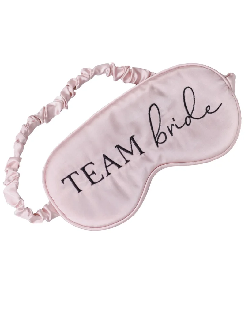 Ginger Ray Ginger Ray Sleep Mask Team Bride Pink - Comfortable Bridal Sleep Mask