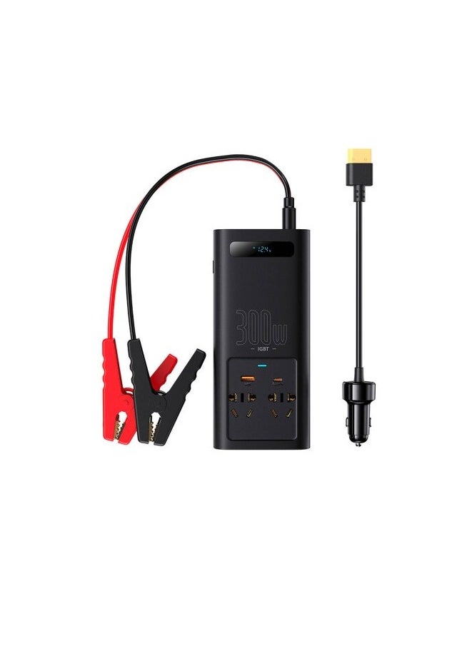 Baseus Baseus IGBT Power Inverter 300W (220V CN/EU ) Black  - Image 2