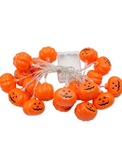 JoyousSto Pumpkin String Lights, 3M 20 LED Pumpkin Lights for holiday Decorations, 2 Mode Battery Operated, Orange Jack-O-Lantern for Fall, Backyard, Party, Porch, Tree(Mini Pumpkin) 