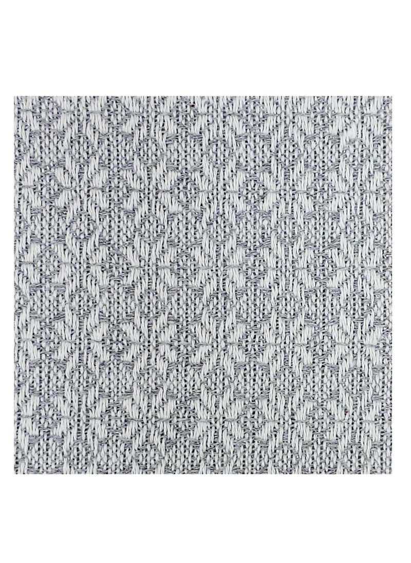 Fabienne Turkish Cotton Throw Blanket Knitted Suitable for Bed, Sofa and Chair Light Grey 170x200 cm  - Image 2