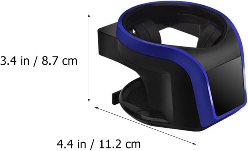 Car Air Outlet Cup Holder and Ashtray Combo, Blue Multifunctional Car Vent Beverage Holder with Phone Storage for Travel and Daily Use - Image 2