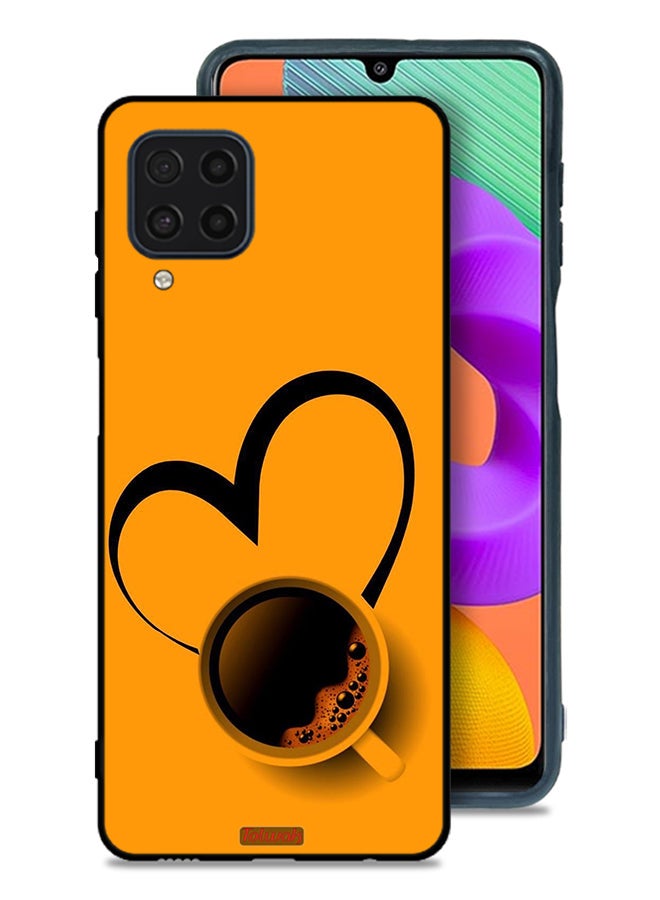 Tolwak Samsung Galaxy M32 4G Protective Case Cover Coffee Cup Art - Image 1