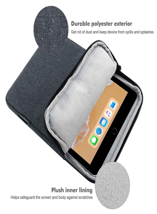 MoKo 9-11 Inch Tablet Sleeve Bag Carrying Case Fits iPad Pro 11 2021-2018, iPad 9/8/7th Gen 10.2, iPad Air 4 10.9/Air 3 10.5, iPad 9.7, Galaxy Tab S8 11"/Tab A 10.1, Fit Smart Keyboard - Image 3