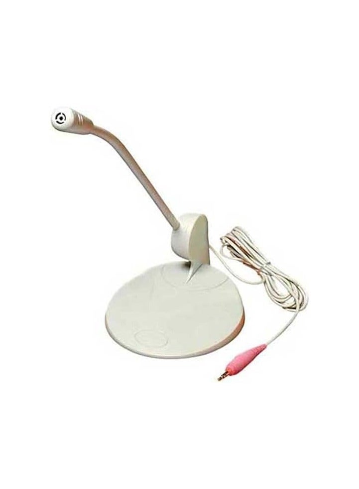 ميكروفون للكمبيوتر AX-12 ، قابل للتعديل ليناسب الطلاب من جميع الأحجام، ميكروفون عالي الحساسية يضمن تمثيل صوتي دقيق، كابل بطول 18 سم مع قابس ستيريو 3.5 مم - Image 1