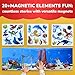 QUOKKA Travel Magnetic Puzzles for Toddlers 13 20Pcs Sea Game with Playbook Fun Travel Game Toy for Kids Ages 35 Strong Magnets for Car Activities Fun Toddler Puzzle Ages 24 - Image 4