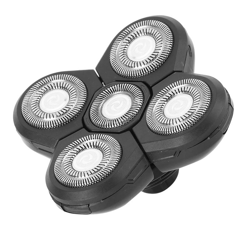 Electric Beard Shaver 5 Blade Rotating Head Waterproof Accessory Replacement - Image 5