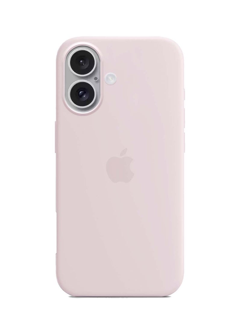 Wtech Apple iPhone 16 Plus 2024 Premium Soft Liquid Silicone Case Cover - Light Pink - Image 2
