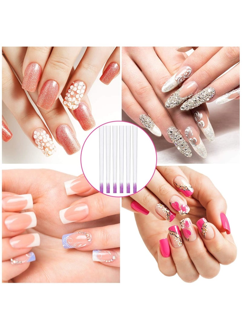 سيوسي Fiber Nail Kit, Fiberglass Nail Extension Set, Quick Shaping Manicure Tools, Nails Building Materials for Fake Tips, Acrylic Gel Nails, Salon Use, DIY Art, Professional Nail Technician Kit (100 Pcs) - Image 3