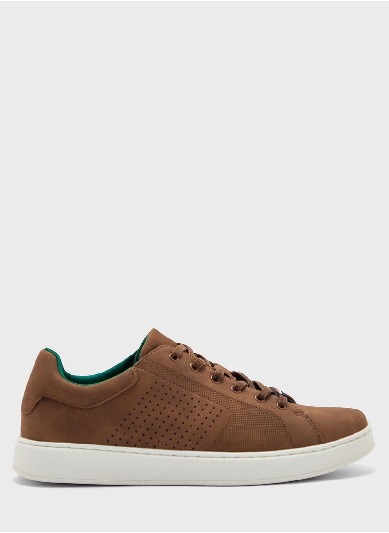 Seventy Five - Perforation Detail Casual Sneakers - Image 1