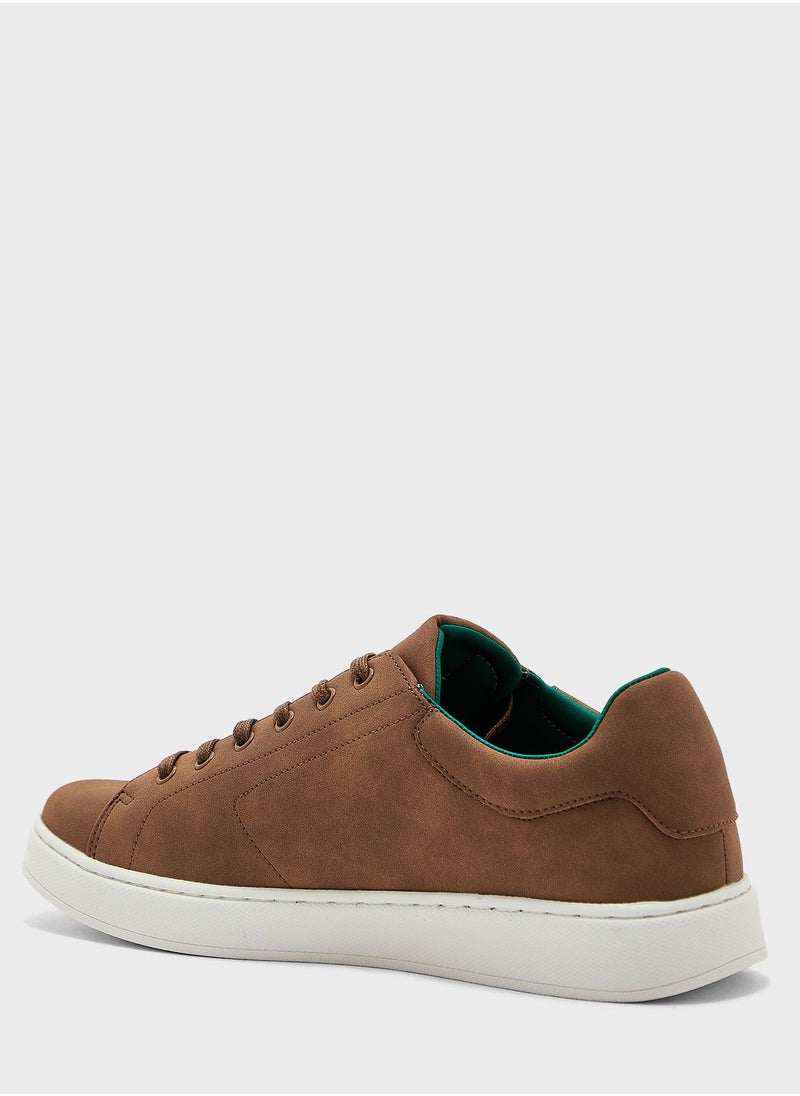 Seventy Five - Perforation Detail Casual Sneakers - Image 1