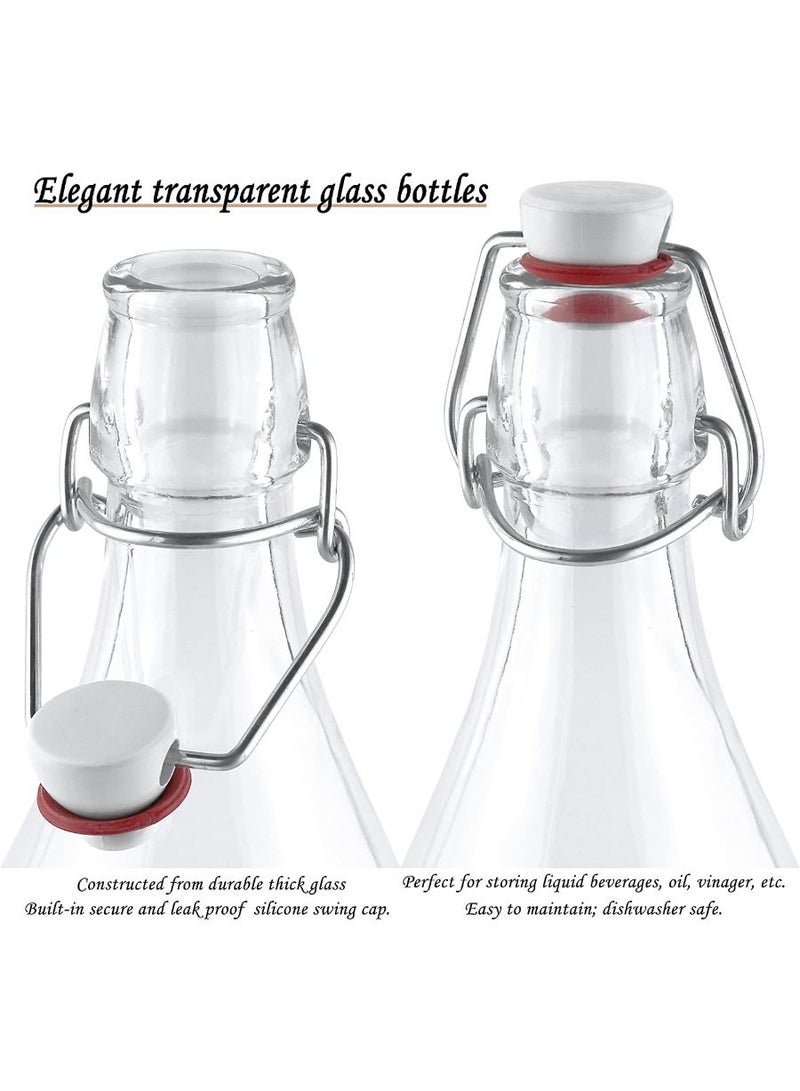 QUESERA HARMONY GLASS BOTTLE WITH CLIP TOP 500ML - Image 2