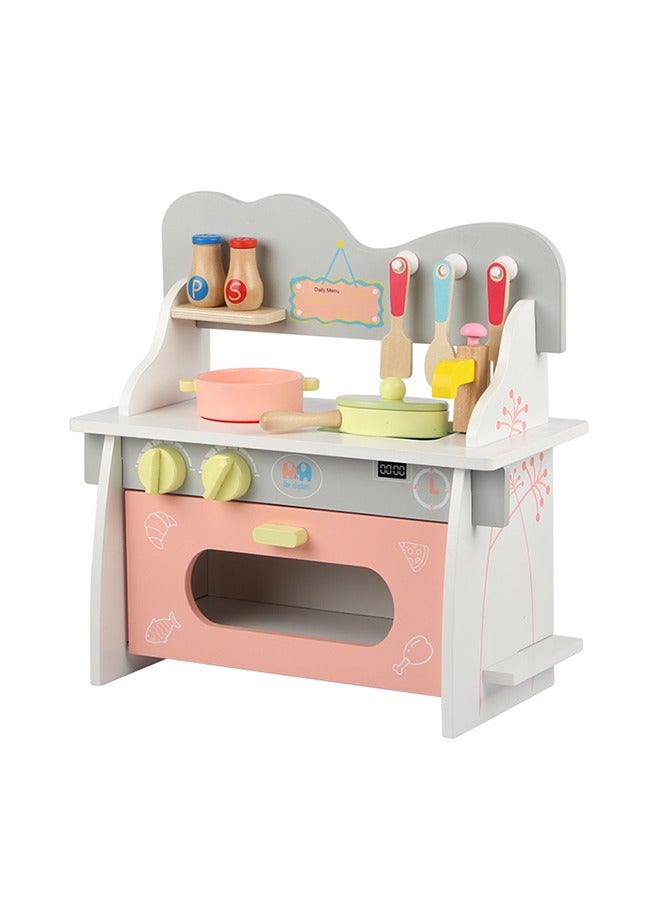 JSAITOYS Fun Wooden Children'S Kitchen Toy Stove To Stimulate Baby Cooking Ideas - Image 2