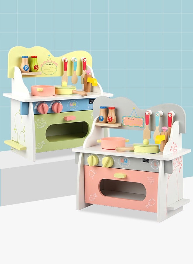 JSAITOYS Fun Wooden Children'S Kitchen Toy Stove To Stimulate Baby Cooking Ideas - Image 4