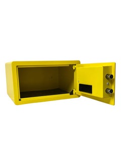 LOTFY GROUP Digital Safe -  Money Security Box with Electronic Keypad and 2 Manual Override Keys - Home safe , Office Yellow Colour . ( H23 * W42 * D37 CM )  - Image 3