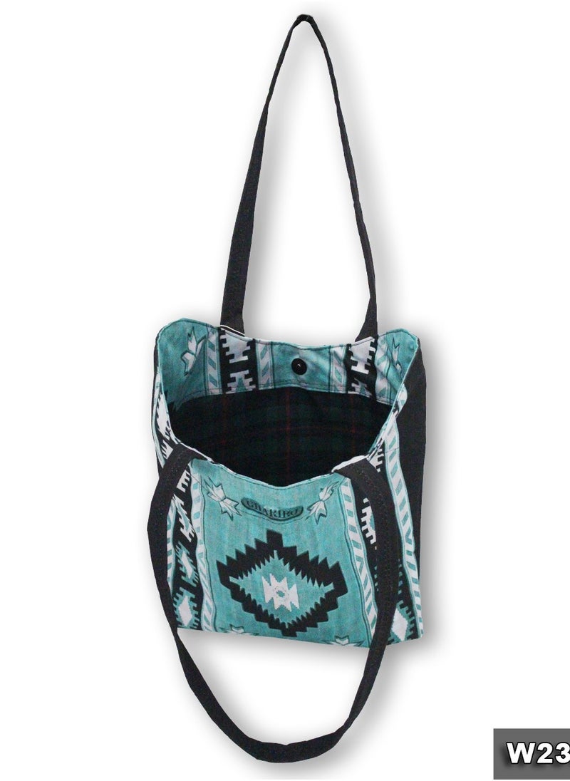 Gharibo Bags Casual Printed Satin Tote Bag  - Image 3