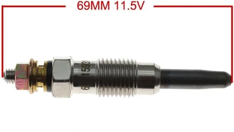 Diesel Glow Plug Compatible With Ssangyong For Korando 1996-2005 OM600 OM662 For Rexton OM662 2001-2005 6711590101 A6711590101 0100266066 2.9L Diesel Glow Plugs (10pcs) - Image 3