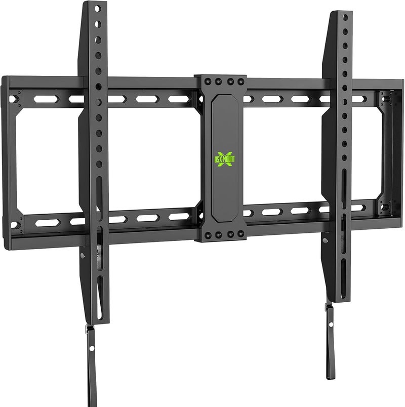 USX MOUNT TV Wall Mount,Low Profile TV Mount for Most 42-90 Inch Flat Screen Televisions,Max VESA 600x400mm Fixed Wall Mount Bracket Holds up to 132 lbs,Fits 16"/18"/24" Studs - Image 1