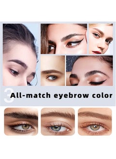 ICONSIGN Eyelash Eyebrow Tint Dye Kit, 2-In-1 Eyelash and Eyebrow, Semi Permanent Eyebrow Dye Cream 7ML - Coffee  - Image 3