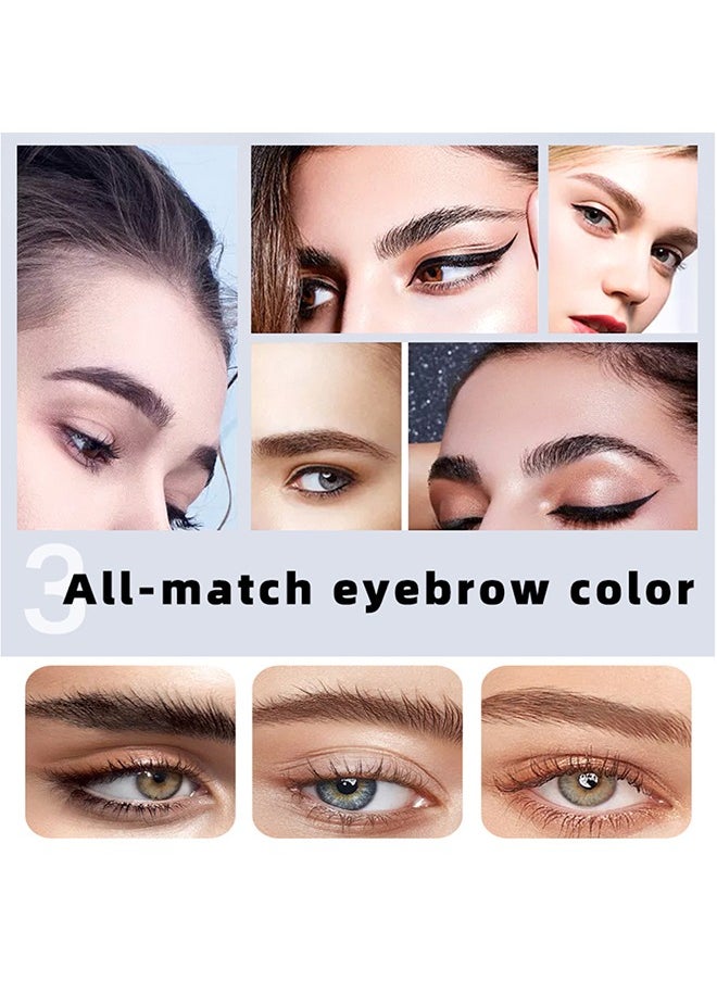 ICONSIGN Eyelash Eyebrow Tint Dye Kit, 2-In-1 Eyelash and Eyebrow, Semi Permanent Eyebrow Dye Cream 7ML - Coffee  - Image 3