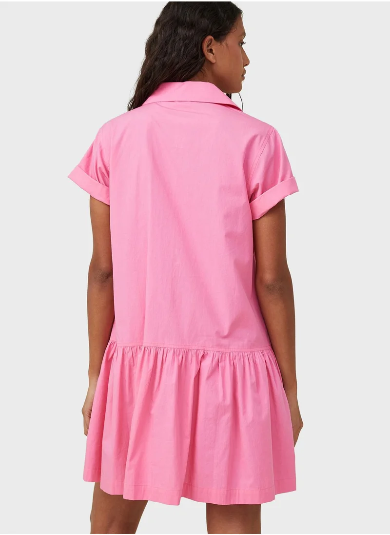 Cotton On Pocket Detail Ruffle Hem Dress