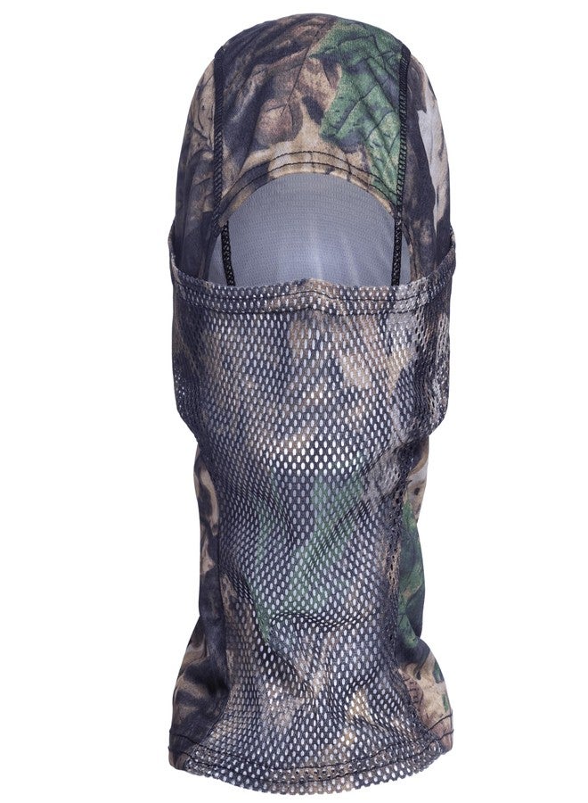 CAMOTER Camo Balaclava Mesh Face Mask - Lightweight Turkey Hunting Face Cover for Men & Women - Hunting, Fishing, Skiing (US, Alpha, One Size, CAMO A) - Image 1