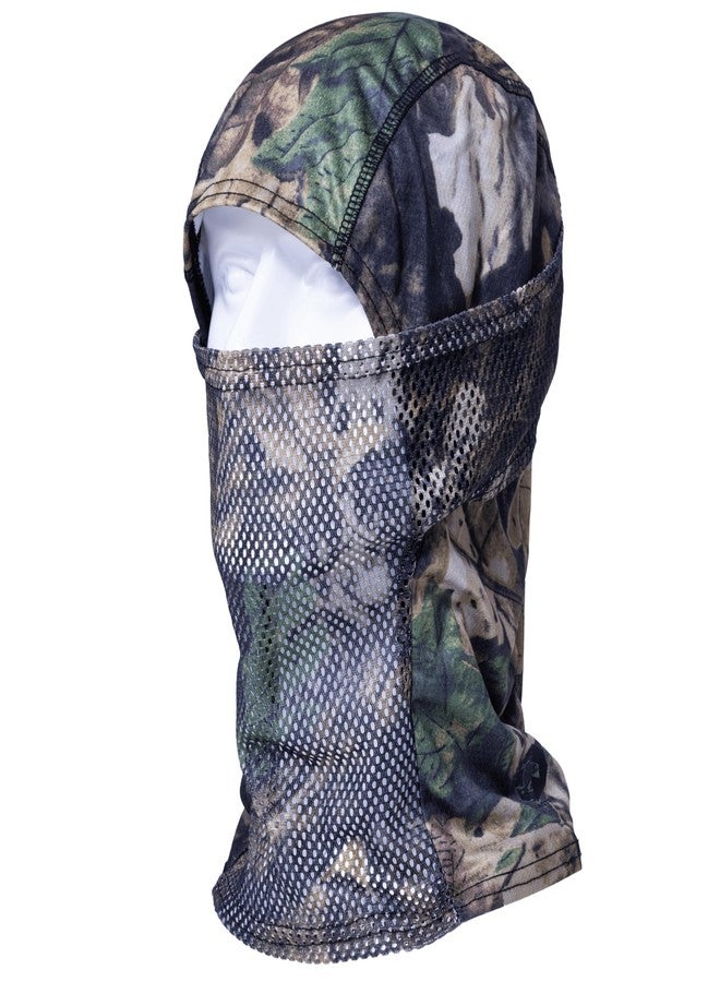 CAMOTER Camo Balaclava Mesh Face Mask - Lightweight Turkey Hunting Face Cover for Men & Women - Hunting, Fishing, Skiing (US, Alpha, One Size, CAMO A) - Image 2