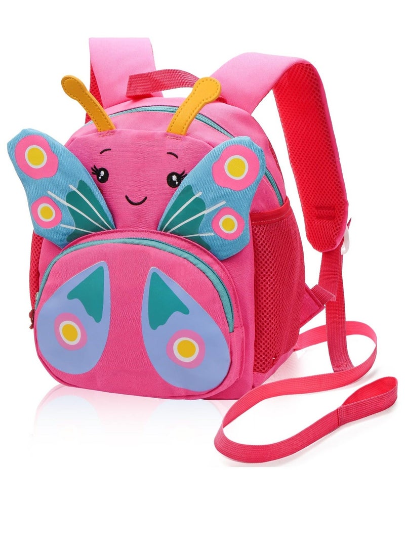 Captaintech Toddler Backpack Leash, Mini Kids Skip Hop Backpack, Toddler Bookbag with Anti Lost Wrist Link, Cute Backpack Harness Leash, Preschool Lunch Boxes Carry Bag for Walking, Travel, Child - Image 1