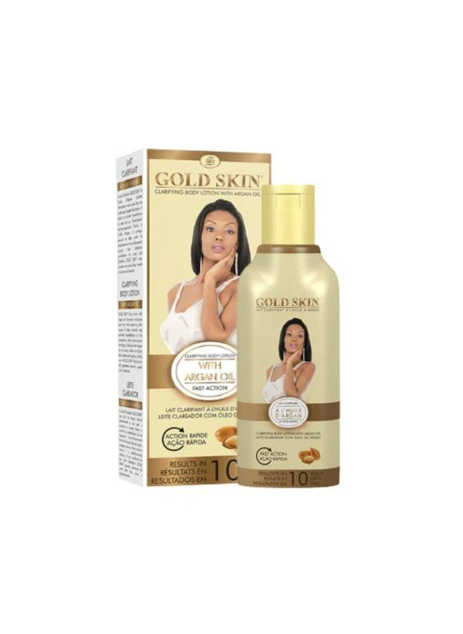 gold skin Clarifying Body Lotion With Argan Oil 250 ML 