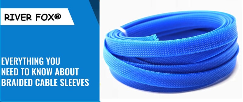 RIVER FOX ® Blue 10 Meters 3mm Polyester Braided Sleeve | Nylon Expandable Braided Sleeve for Wire Protection | Cable Management for USB Power Cord, Audio/Video Cables - Image 4