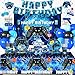 Yingoto 208pcs Video Game Birthday DecorationsServes 25 Allinone Gamer Birthday Party Decorations with 300gsm Plate Tablecloth Banner Centerpiece Cake Topper Hanging Swirl Etc - Image 3