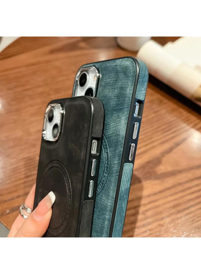 زبون جراب هاتف iPhone 12 Pro Max من الجانب PU Hybrid TPU Magsafe - Image 5