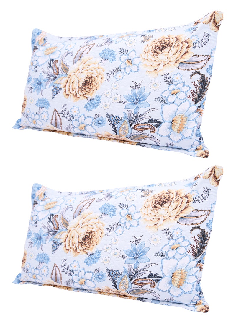 Sleep night Floral 2 Piece Pillow Case Set 50x75cm  - Image 1