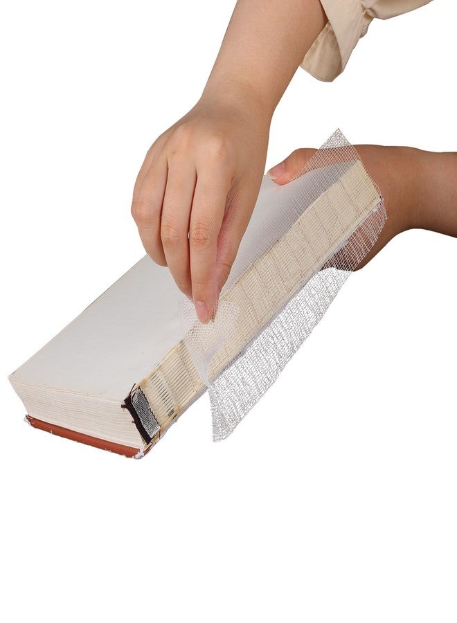 Styquenzer قماش تجليد الكتب، قطعتان من قماش تجليد الكتب لصنع الكتب، قماش إصلاح الكتب، مواد لإصلاح تجليد الكتب، أقمشة إصلاح، لوازم تجليد الكتب (20 × 43 بوصة) - Image 2
