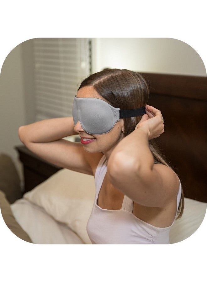 كومفي ميد قناع النوم Cmem17 أفضل قناع العين ثلاثي الأبعاد للليل والسفر للرجال والنساء (رمادي) - Image 2