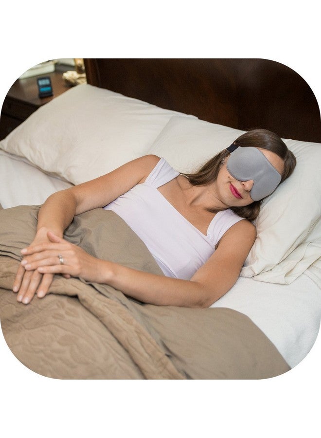 كومفي ميد قناع النوم Cmem17 أفضل قناع العين ثلاثي الأبعاد للليل والسفر للرجال والنساء (رمادي) - Image 5
