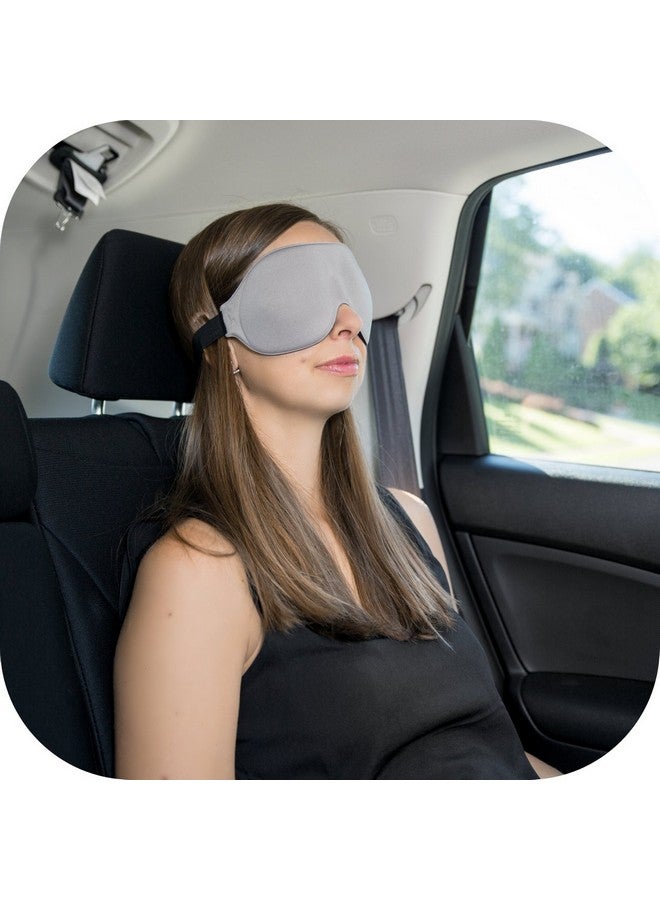 كومفي ميد قناع النوم Cmem17 أفضل قناع العين ثلاثي الأبعاد للليل والسفر للرجال والنساء (رمادي) - Image 4