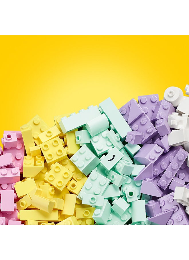 LEGO - Classic Creative Pastel Fun 11028 Building Toy Set; Build A Colourful Ice Cream, Dinosaur, Cat, Cloud And Lots More And Enjoy Free-Building Fun; Imaginative, Playful, Learning Gift For Kids Aged 5+ (333 Pieces) - Image 1