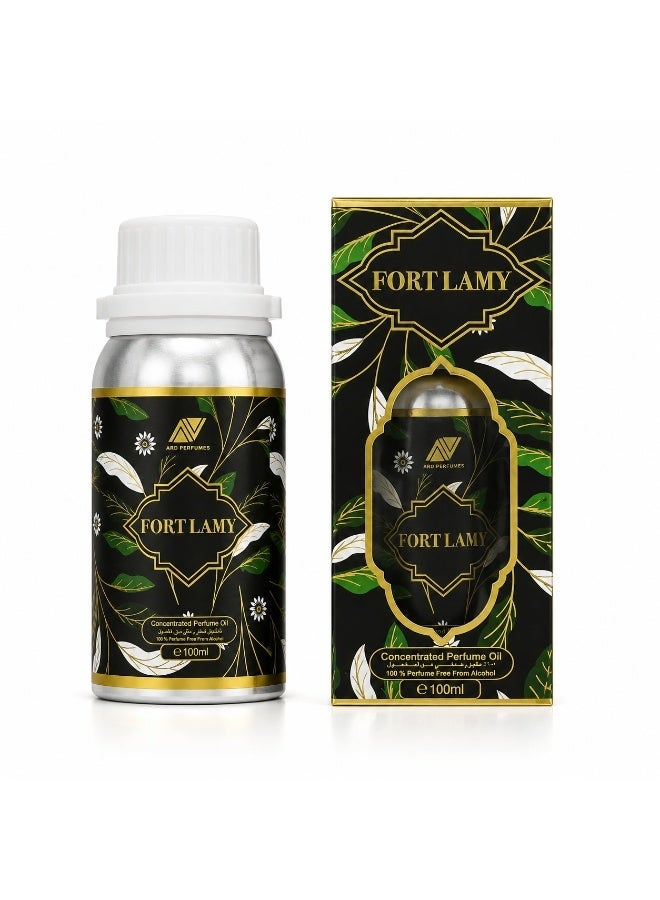 ARD PERFUMES Fortlamy Perfume Oil by Ard Perfumes – Captivating Arabic Fragrance – Apple, Saffron & Oakmoss Notes – 100ml Concentrated Oil - Image 1