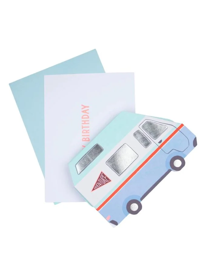 Pop-Up Camper Van Birthday Card