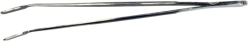 HTS 170C0 4.75" Curved Stainless Steel Stamp Tweezers - Image 3