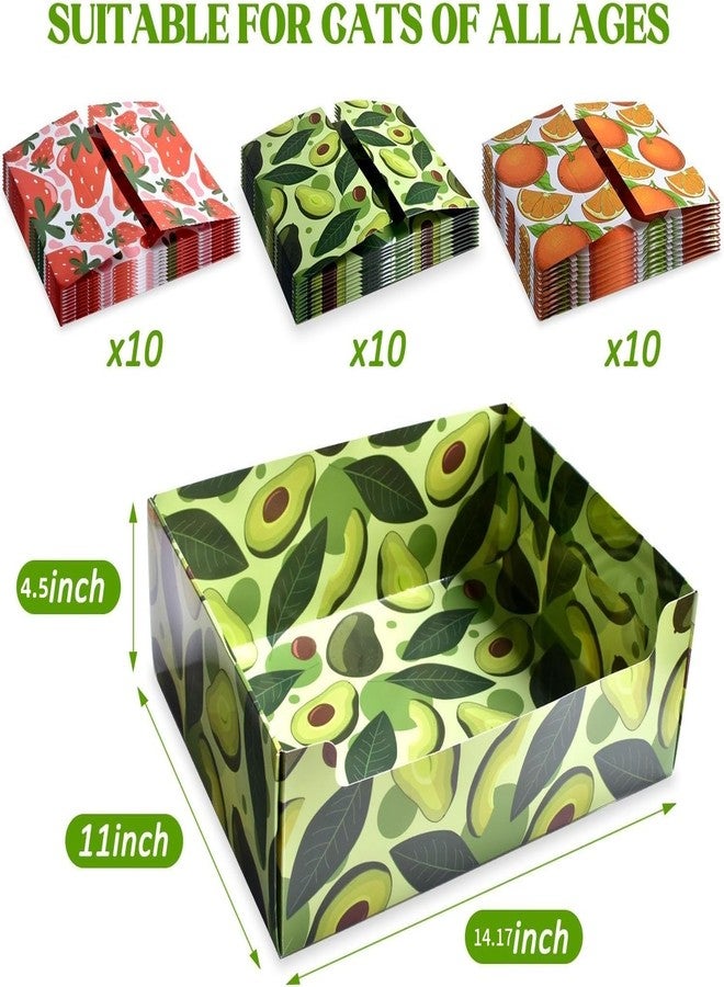 CONLI 30 PCS Disposable Litter Boxes for Cats, Foldable Waterproof Kitten Litter Box Low Entry, Portable Litter Box for Cats Small Pets Animals Travel Needs - Image 2