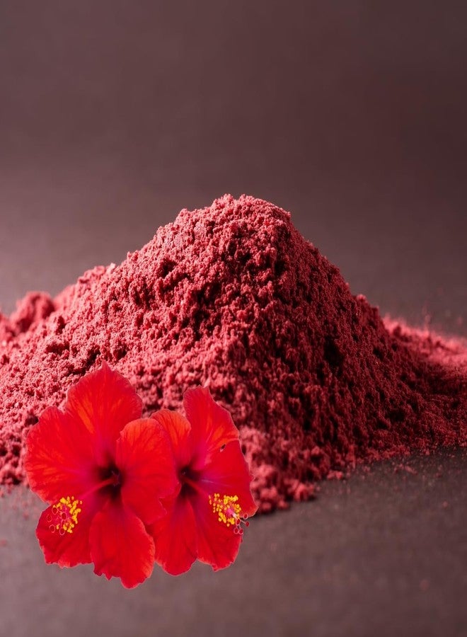 Origenz Natural Hibiscus Powder 100 gm for Hair Care, Skin Cleansing, Conditioning, Mask, Face Pack, Scrub, Wash | Rosa-sinensis | In Jar 3.53 oz - Image 5