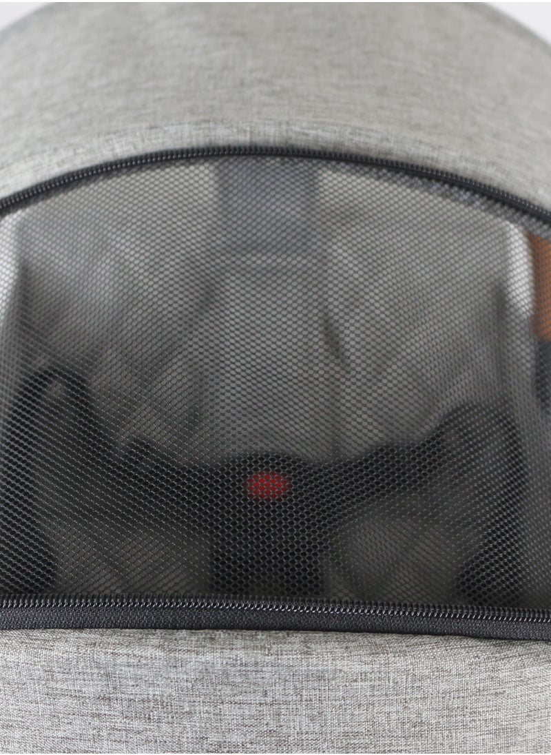Lightweight Travel Stroller with Mosquito Mesh, Adjustable Canopy, and Trolley Handle for Easy Air Travel-Grey