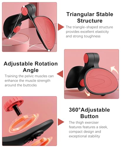 TINRIEF Kegel Exerciser Pelvic Floor Muscle Exercise Devices for Women Inner Thigh Exerciser Leg Workout Equipment Thigh Trainer for Male Hip Trimmer Inner Thigh Toner Workout - Image 3