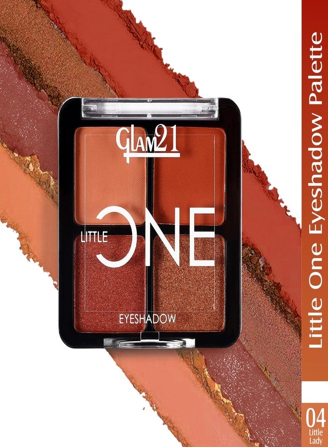 Glam 21 Glam21 Little One 4-in-1 Eyeshadow Palette | Ultra pigmented, Easy to blend | Long Lasting Eye Make Up Kit |Little Lady-04 - Image 2