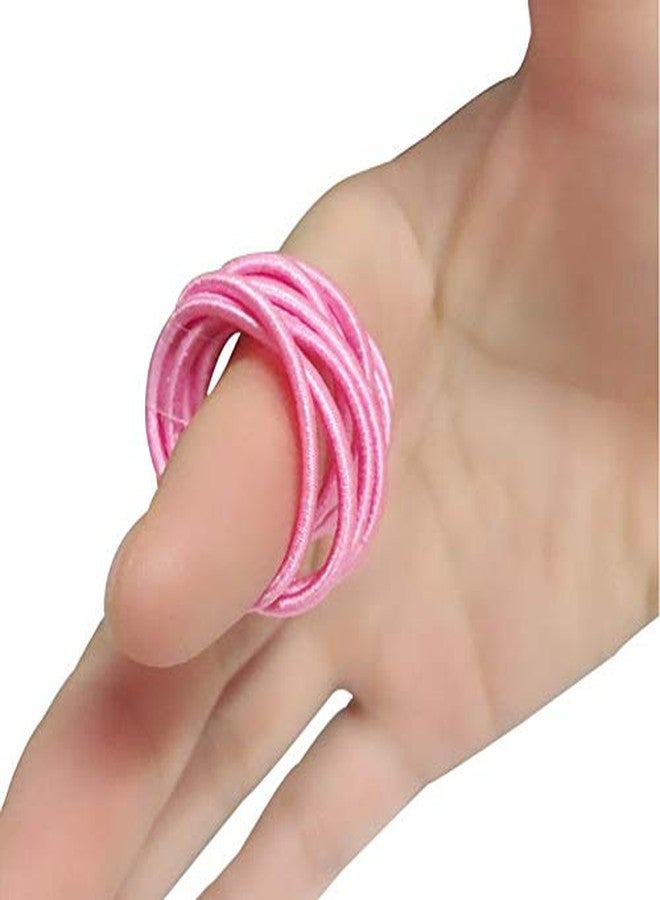 FAMEZA 100 Pieces Multicolor Baby Girls Hair Ties Finger Hair Ties No Crease Hair Bands Ponytail Holder Hair Accessories for Baby Girls Infants Toddlers（2cm in Diameter) - Image 4