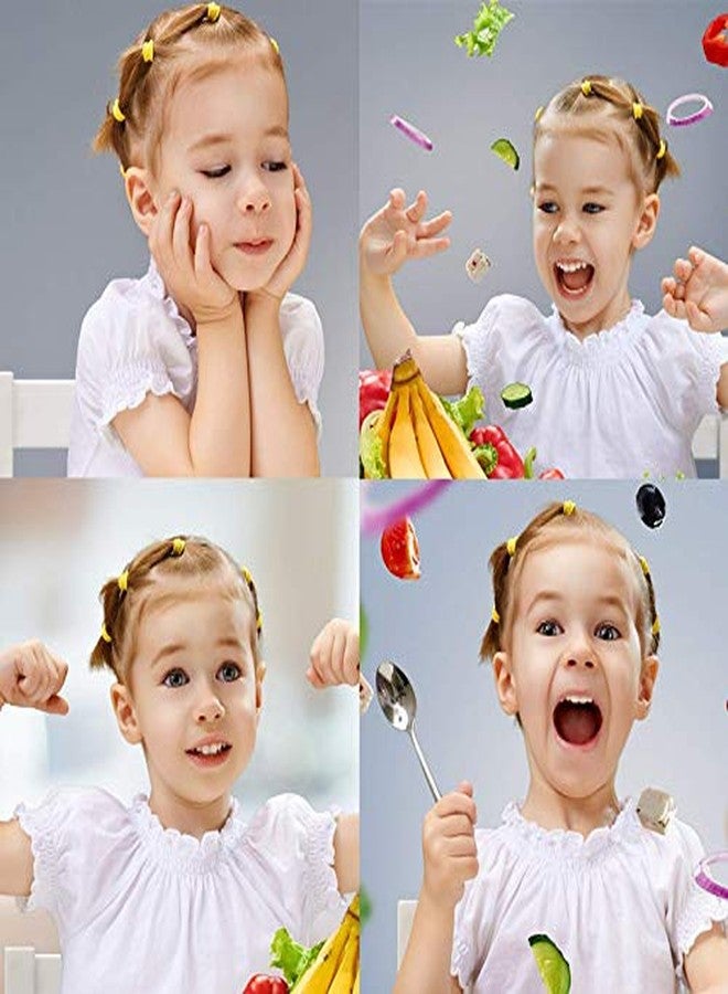 FAMEZA 100 Pieces Multicolor Baby Girls Hair Ties Finger Hair Ties No Crease Hair Bands Ponytail Holder Hair Accessories for Baby Girls Infants Toddlers（2cm in Diameter) - Image 2